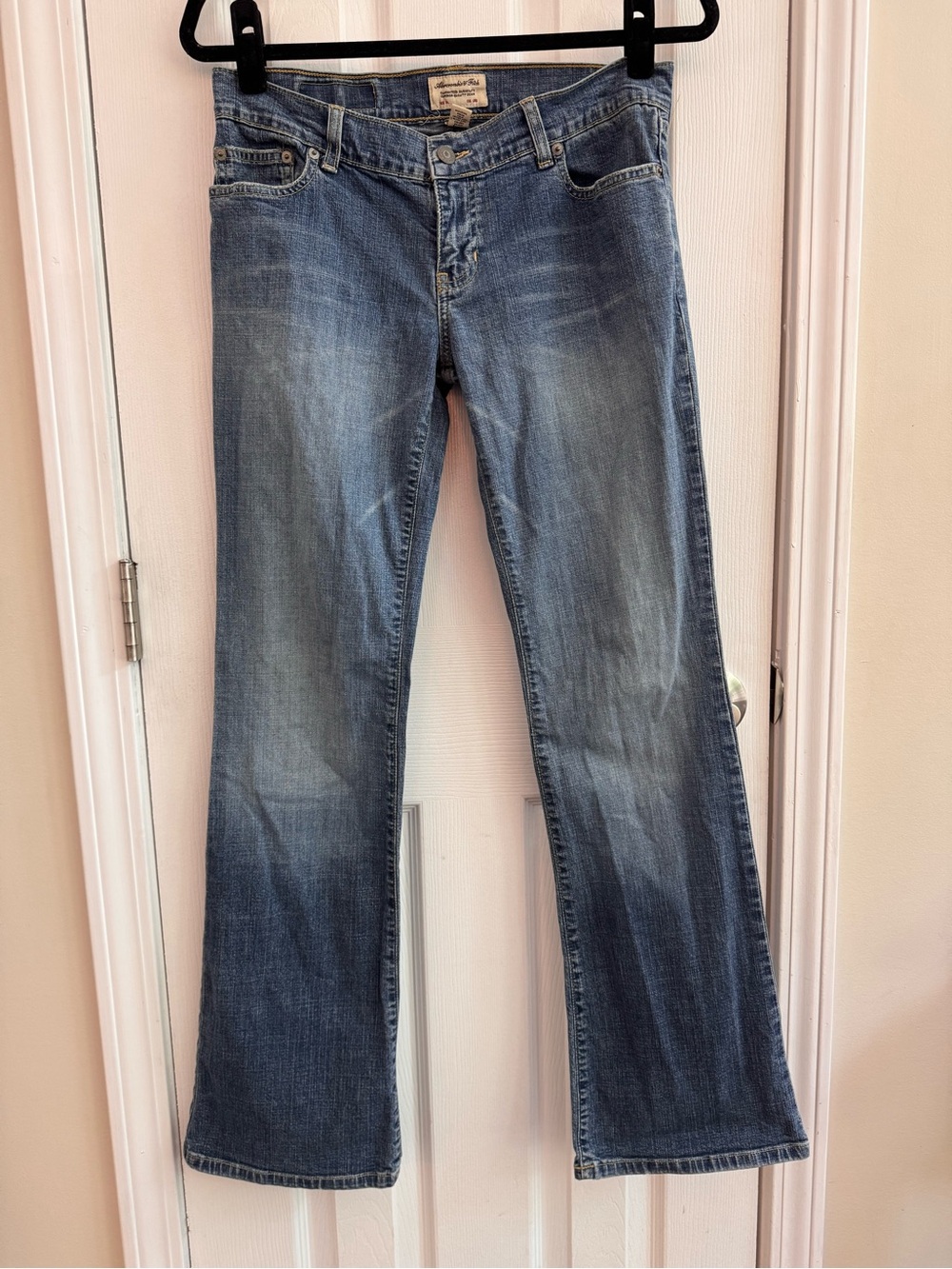 ABERCROMBIE & FITCH Vintage 2000s Y2K Bootcut Flare Low Rise Jeans Size 4